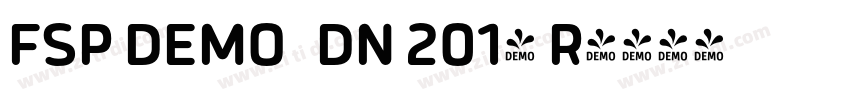FSP DEMO   DN 2014 R字体转换